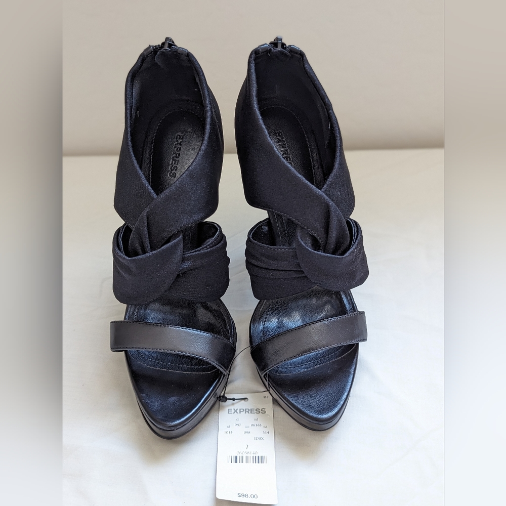 NWT Express Black Heels